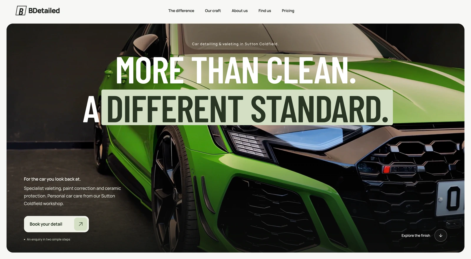 BDetailed website preview